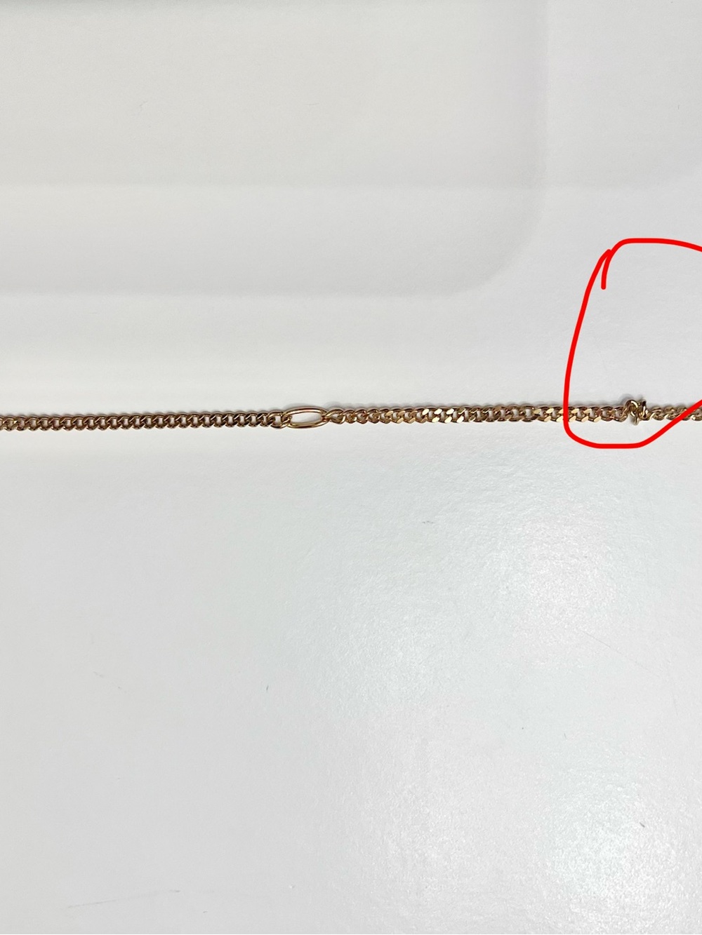 Monet Gold-Tone Mixed Link Necklace - Picture 4 of 4
